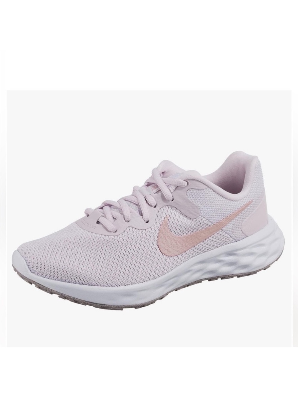 Nike Womens Light Pink Breathable Running Sneaker